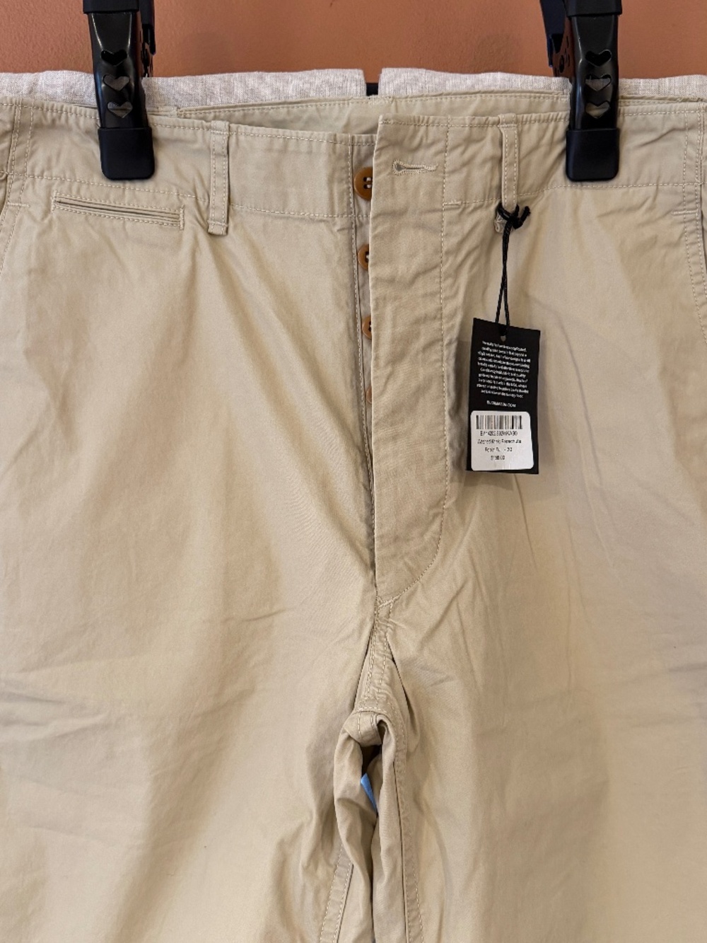 Buck Mason Parachute Poplin Full Saddle Chino